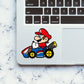 SMario Go Kart Sticker waterproof vinyl decal for laptop, bike, car & bottle