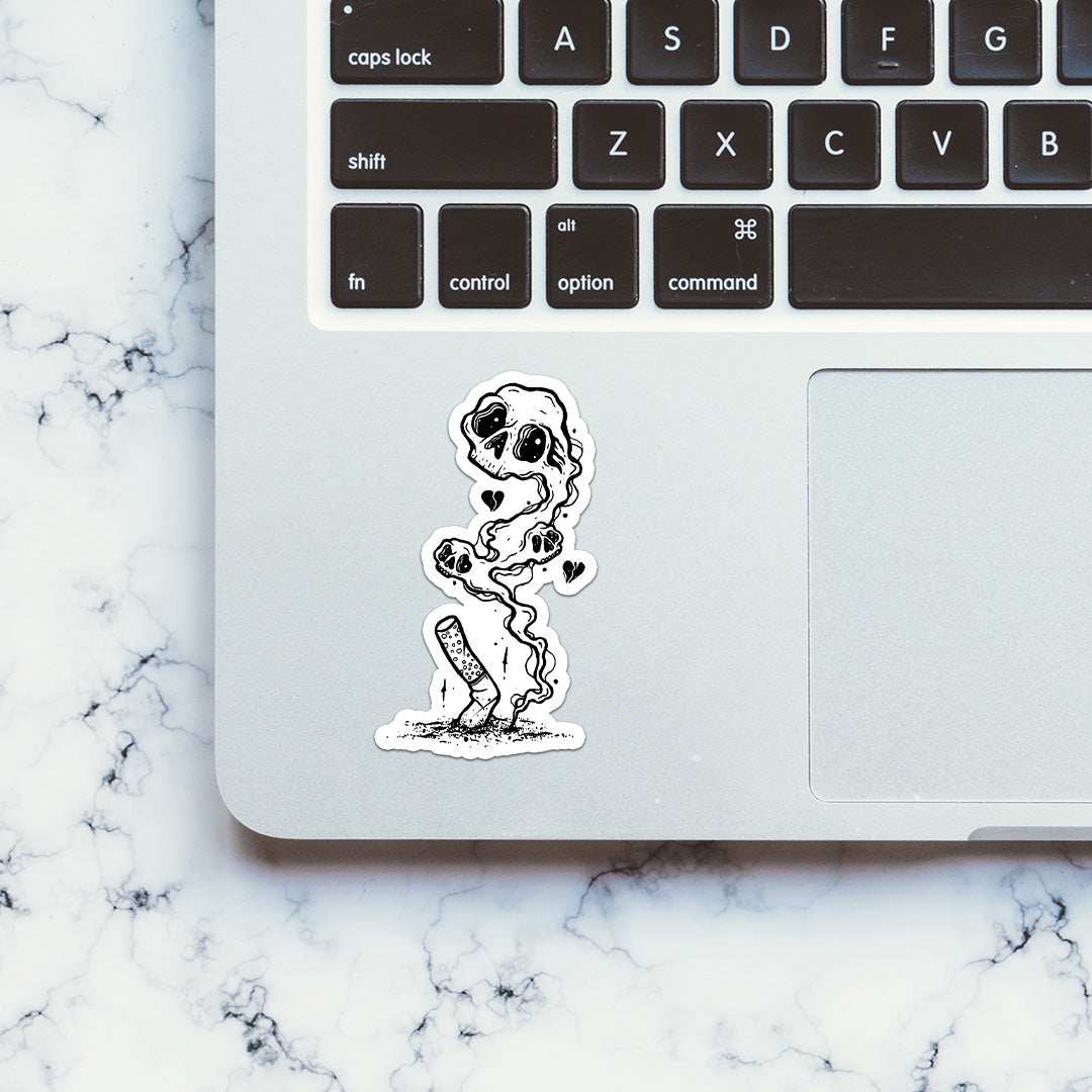 Smoking Kills Sticker waterproof vinyl decal for laptop, bike, car & bottle