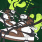 SNEAKER HEAD T - SHIRT waterproof vinyl decal for laptop, bike, car & bottle