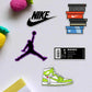 Sneakers Sticker Pack [5 sticker] waterproof vinyl decal for laptop, bike, car & bottle