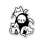 Sneaky Pets Sticker waterproof vinyl decal for laptop, bike, car & bottle