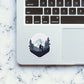 Snow Trekking Sticker waterproof vinyl decal for laptop, bike, car & bottle