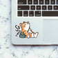So Tired Sticker waterproof vinyl decal for laptop, bike, car & bottle