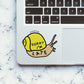 Sorry I'm Late 1.0 Sticker waterproof vinyl decal for laptop, bike, car & bottle