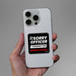 Sorry Officer Sticker waterproof vinyl decal for laptop, bike, car & bottle