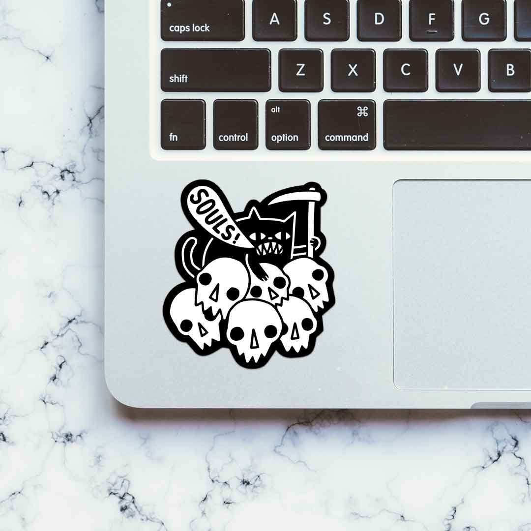 Souls Sticker waterproof vinyl decal for laptop, bike, car & bottle