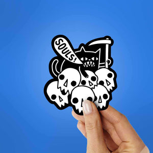Souls Sticker waterproof vinyl decal for laptop, bike, car & bottle