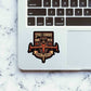 Space Cowboy Sticker waterproof vinyl decal for laptop, bike, car & bottle