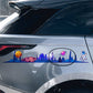 Space Infinity Sticker waterproof vinyl decal for laptop, bike, car & bottle