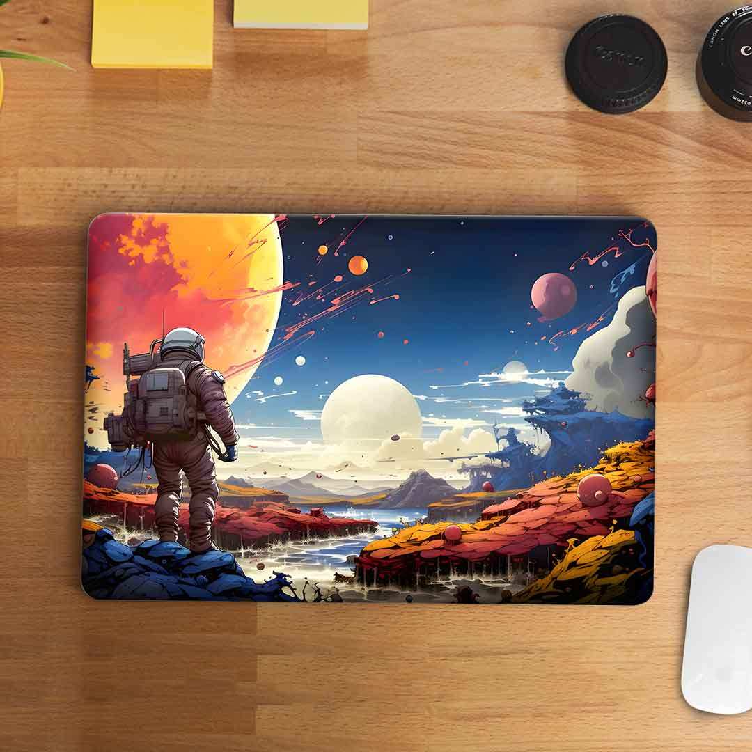 Space Laptop Skin waterproof vinyl decal for laptop, bike, car & bottle
