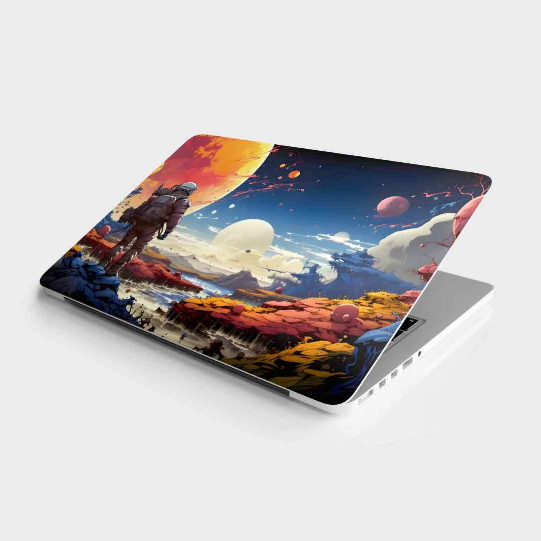 Space Laptop Skin waterproof vinyl decal for laptop, bike, car & bottle
