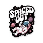 Space Out Sticker waterproof vinyl decal for laptop, bike, car & bottle