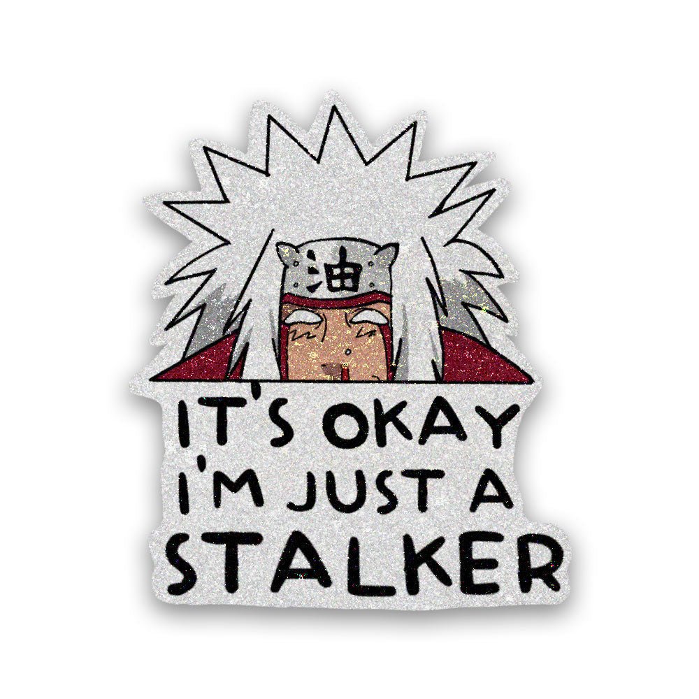 Stalker Glitter Sticker - Glitter Stickers | STICK IT UP