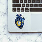 Starry Heart Sticker waterproof vinyl decal for laptop, bike, car & bottle