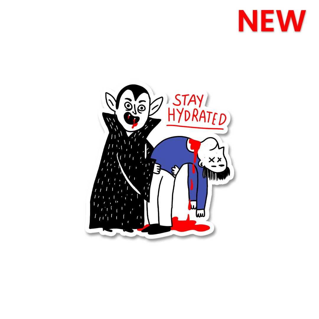 Stay Hydrated Sticker - Stickers | STICK IT UP