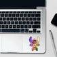 Stitch Skeleton Holographic Stickers waterproof vinyl decal for laptop, bike, car & bottle