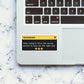 Stop Trying To Force Sticker waterproof vinyl decal for laptop, bike, car & bottle