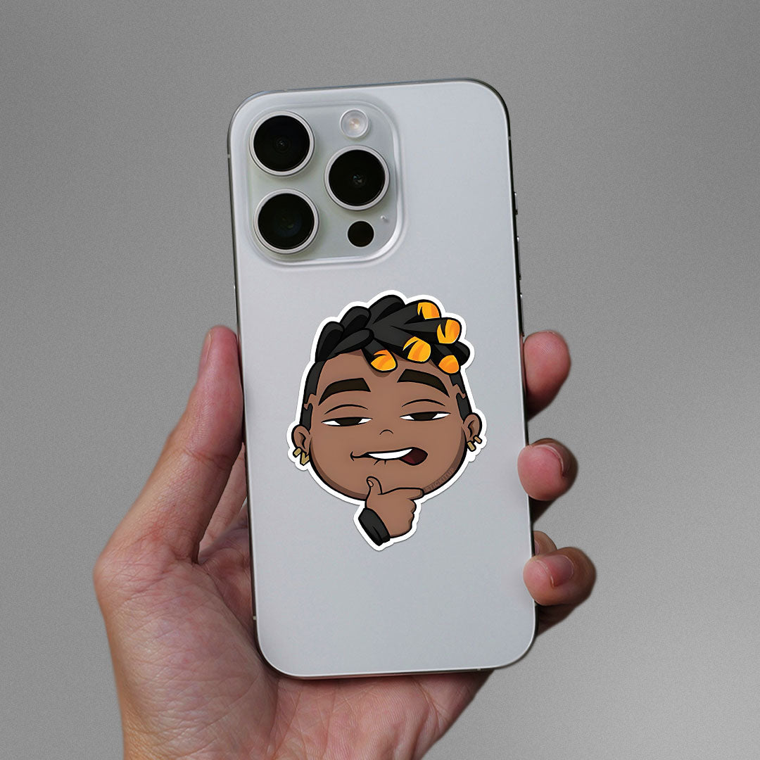 Street Boy Sticker waterproof vinyl decal for laptop, bike, car & bottle