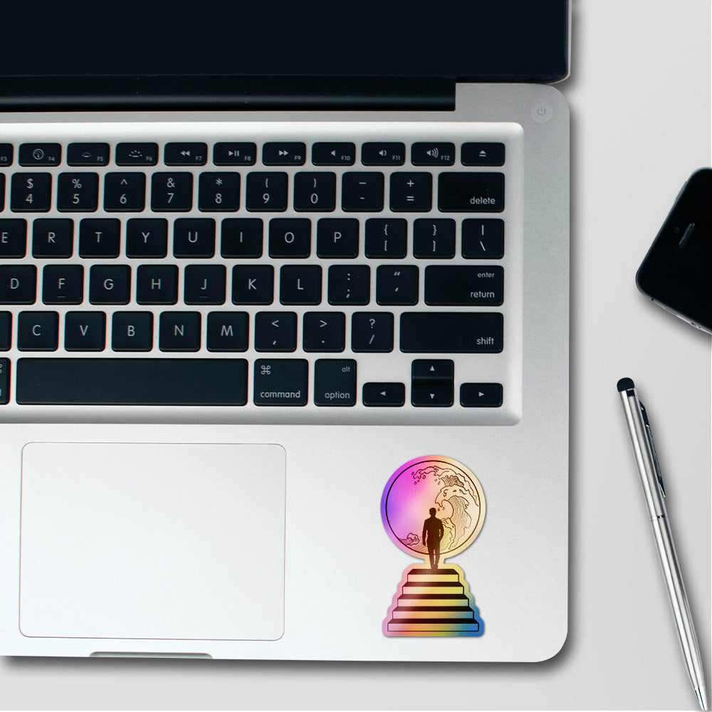 Succes Holographic Stickers waterproof vinyl decal for laptop, bike, car & bottle