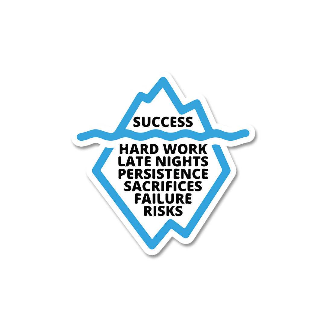 Success Sticker waterproof vinyl decal for laptop, bike, car & bottle