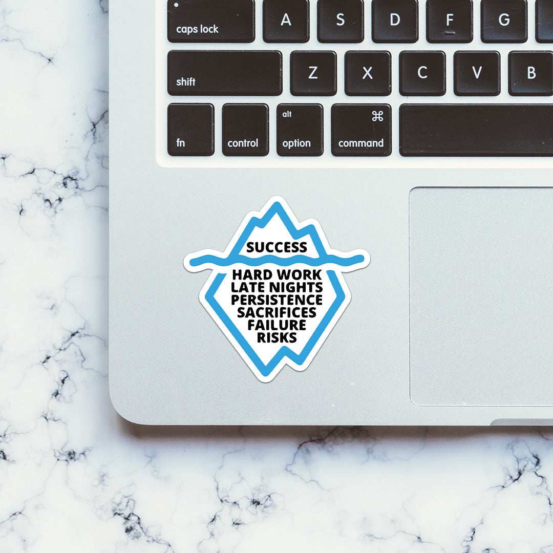 Success Sticker waterproof vinyl decal for laptop, bike, car & bottle