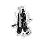 SUFFER MORE Sticker waterproof vinyl decal for laptop, bike, car & bottle