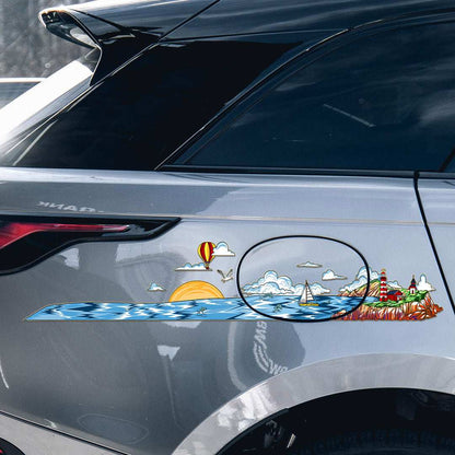 Summer beach Infinity Sticker - STICK IT UP