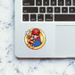 Super Mario Sticker waterproof vinyl decal for laptop, bike, car & bottle