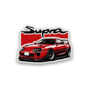 Supra 0.3 Glitter Sticker waterproof vinyl decal for laptop, bike, car & bottle