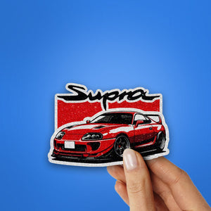 Supra 0.3 Glitter Sticker waterproof vinyl decal for laptop, bike, car & bottle