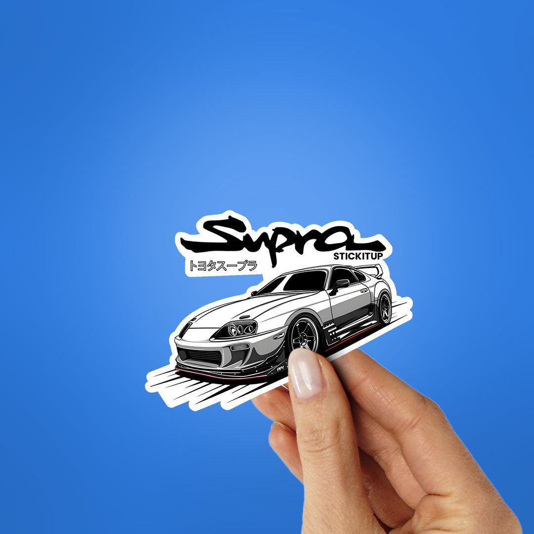 Supra A80 Sticker waterproof vinyl decal for laptop, bike, car & bottle
