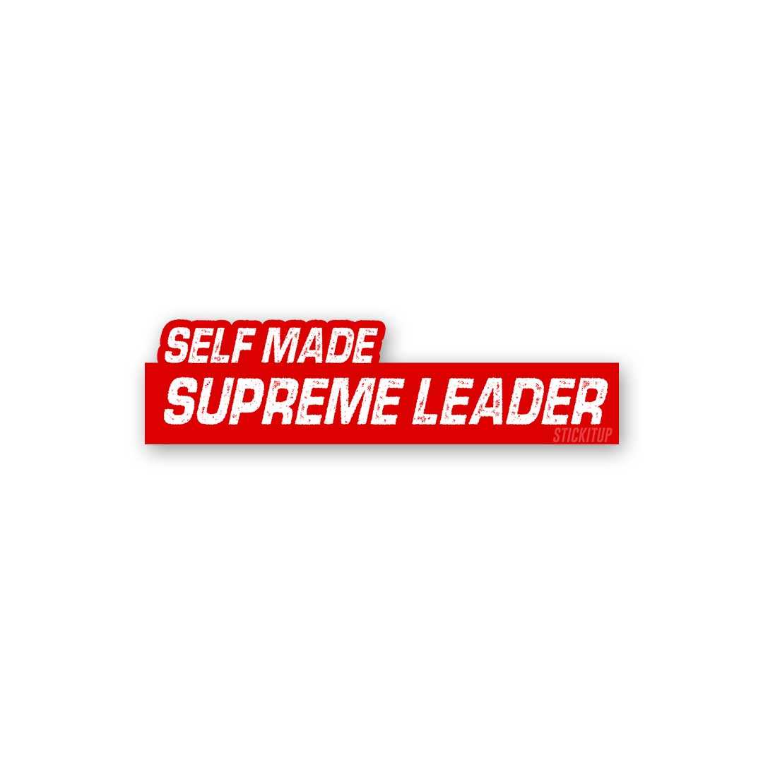 Supreme Leader Sticker - Stickers | STICK IT UP