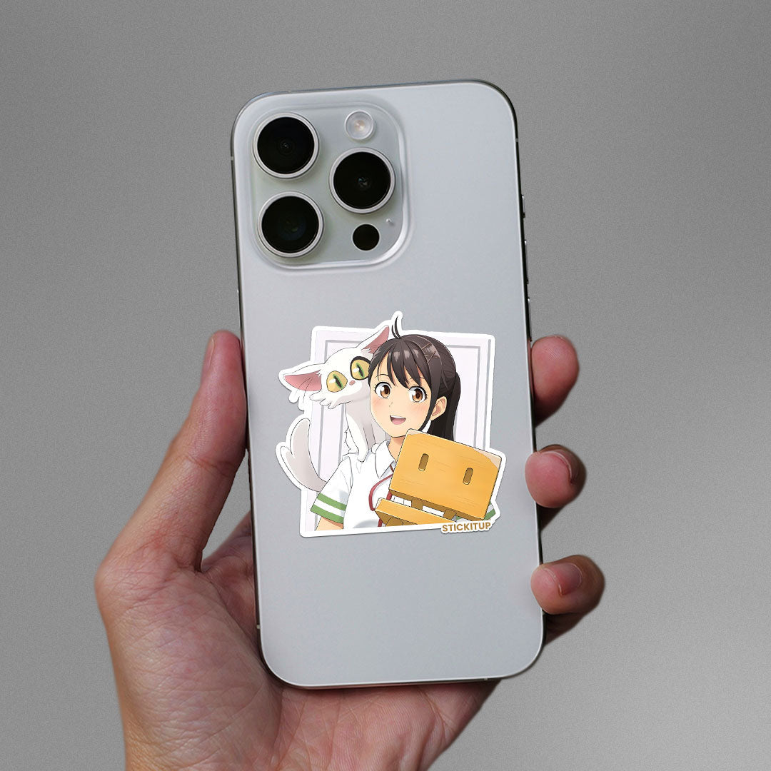 SUZUME Sticker waterproof vinyl decal for laptop, bike, car & bottle