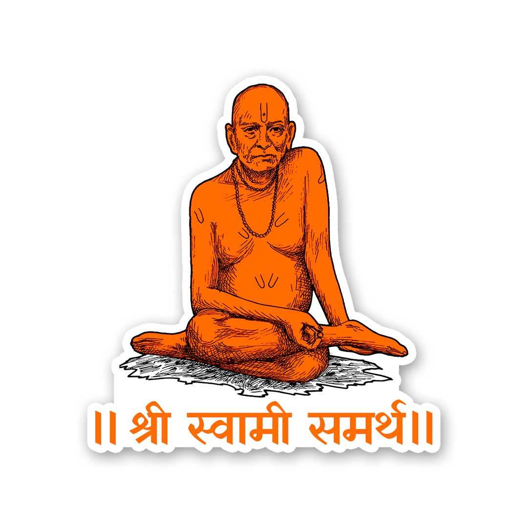 Swami Samarth Sticker - Stickers | STICK IT UP