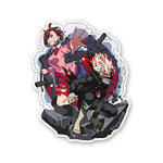 Takakura & Ayase Sticker waterproof vinyl decal for laptop, bike, car & bottle