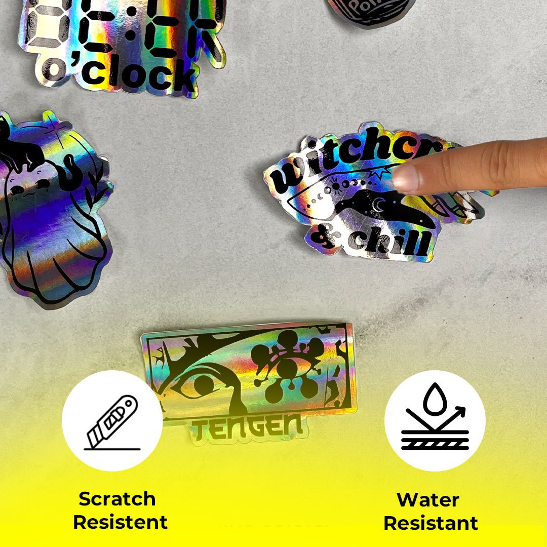 Tattoo Dragon Holographic Stickers waterproof vinyl decal for laptop, bike, car & bottle