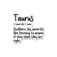 Taurus Sticker waterproof vinyl decal for laptop, bike, car & bottle