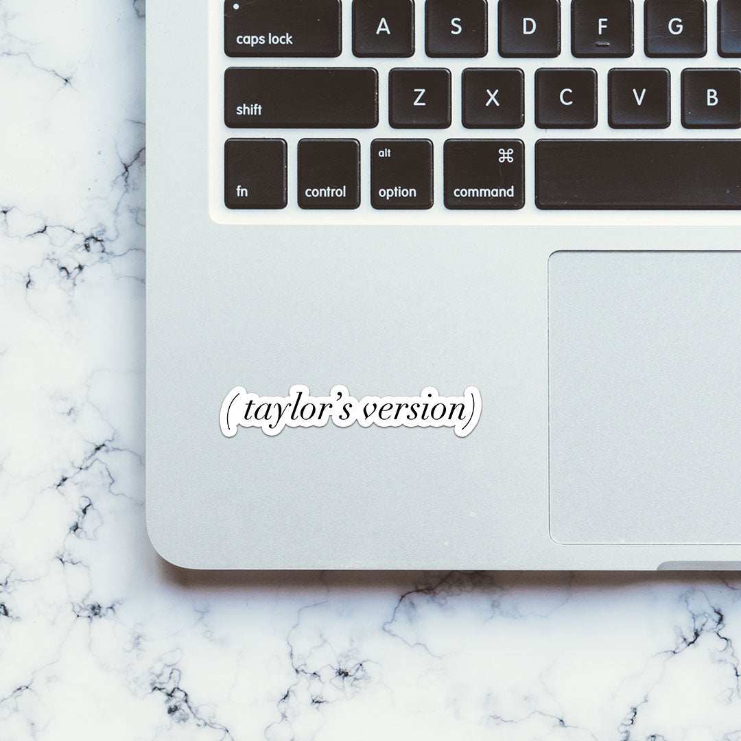 Taylors Version Sticker waterproof vinyl decal for laptop, bike, car & bottle