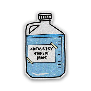 Team Chemistry Glitter Sticker waterproof vinyl decal for laptop, bike, car & bottle