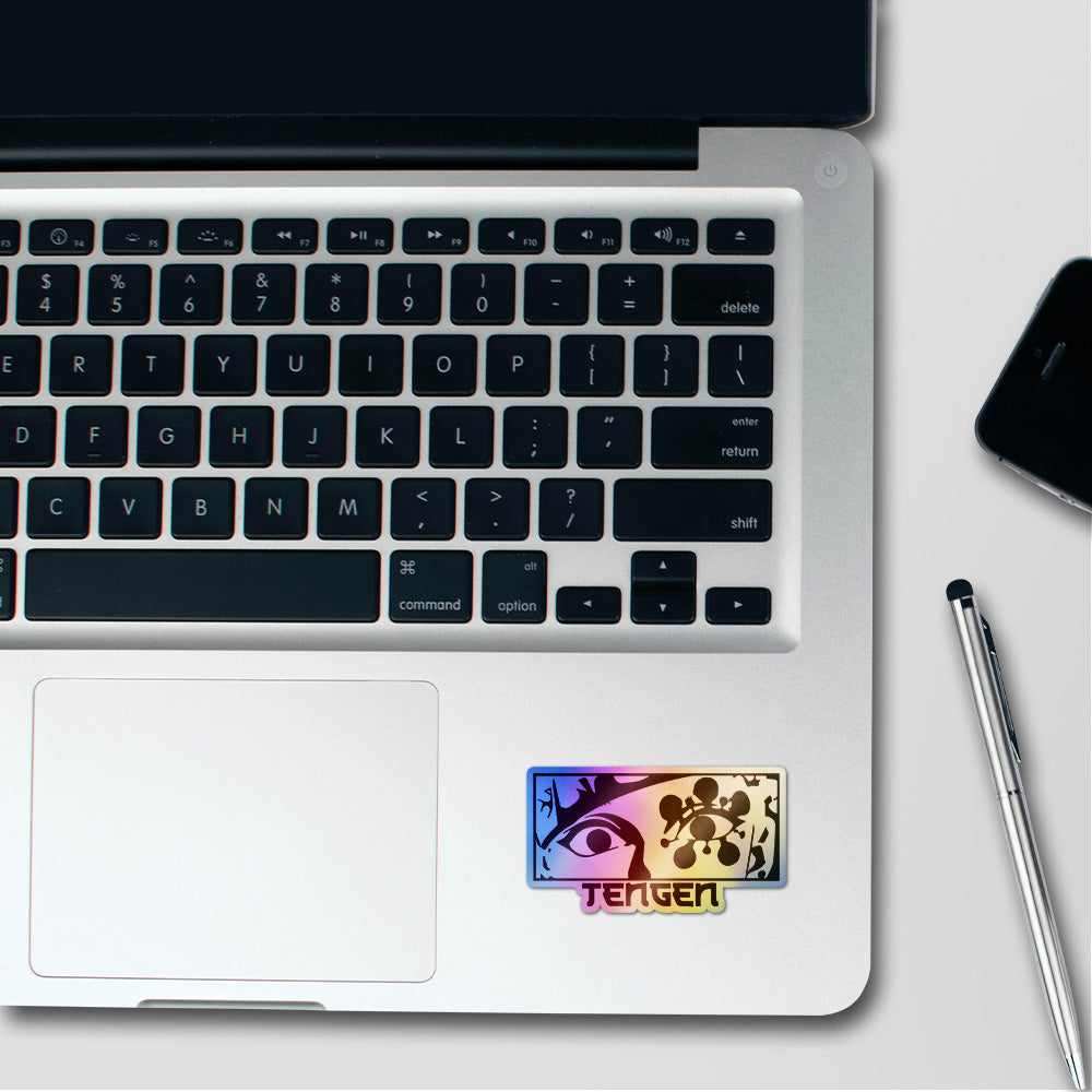 Tengen Uzui Holographic Stickers waterproof vinyl decal for laptop, bike, car & bottle