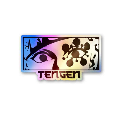 Tengen Uzui Holographic Stickers waterproof vinyl decal for laptop, bike, car & bottle