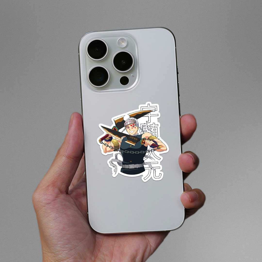Tengen Uzui Sticker waterproof vinyl decal for laptop, bike, car & bottle