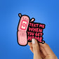 Text Me When You Get Home Sticker waterproof vinyl decal for laptop, bike, car & bottle