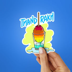 Thand Rakh Sticker waterproof vinyl decal for laptop, bike, car & bottle
