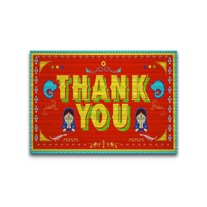THANK YOU Bumper Sticker waterproof vinyl decal for laptop, bike, car & bottle