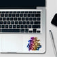 The Best Never Rest Holographic Stickers waterproof vinyl decal for laptop, bike, car & bottle