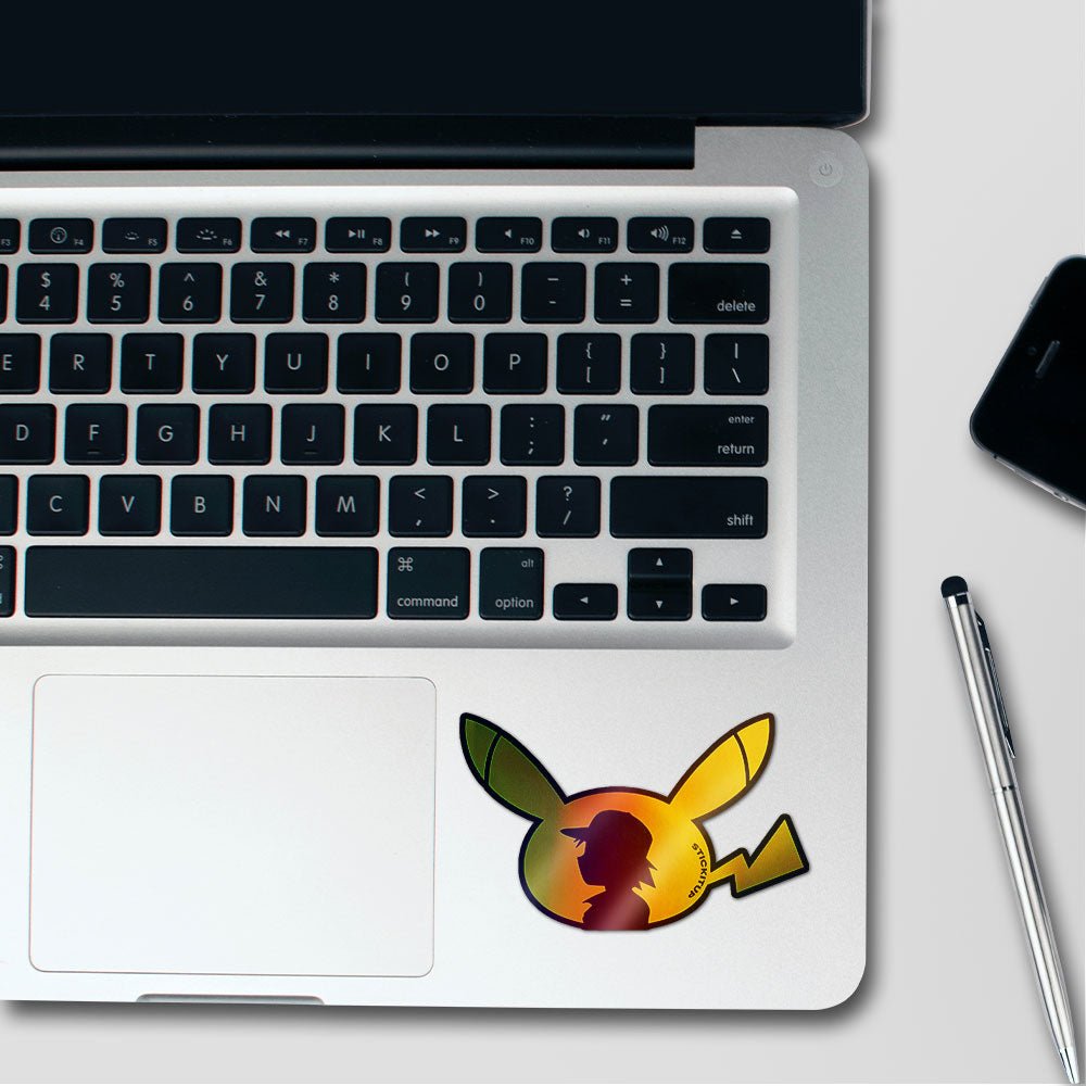 The Best Partner Holographic Stickers waterproof vinyl decal for laptop, bike, car & bottle