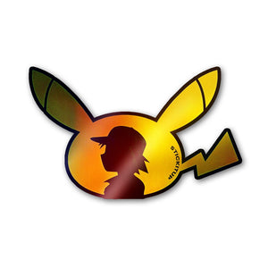 The Best Partner Holographic Stickers waterproof vinyl decal for laptop, bike, car & bottle