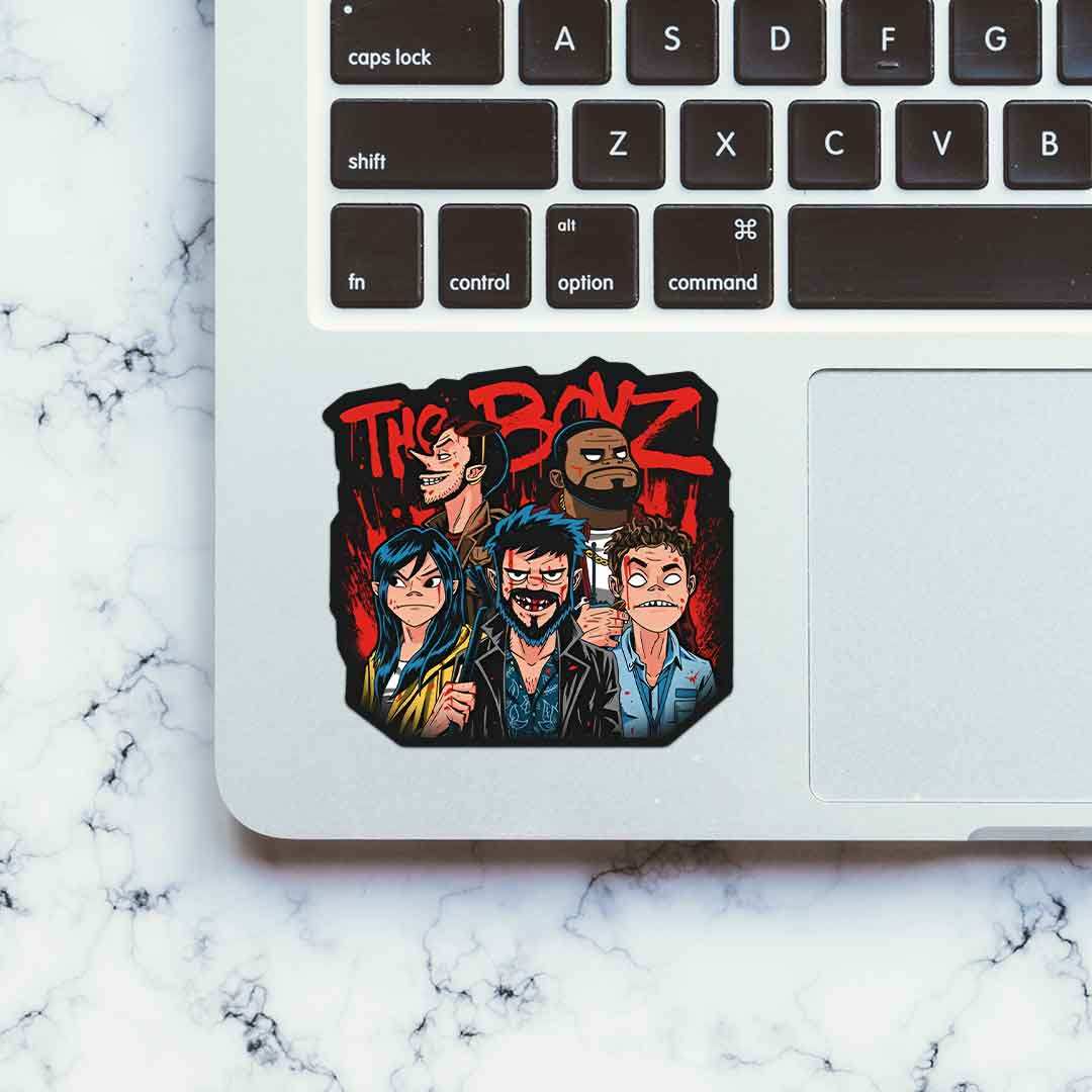The Boyz Sticker waterproof vinyl decal for laptop, bike, car & bottle