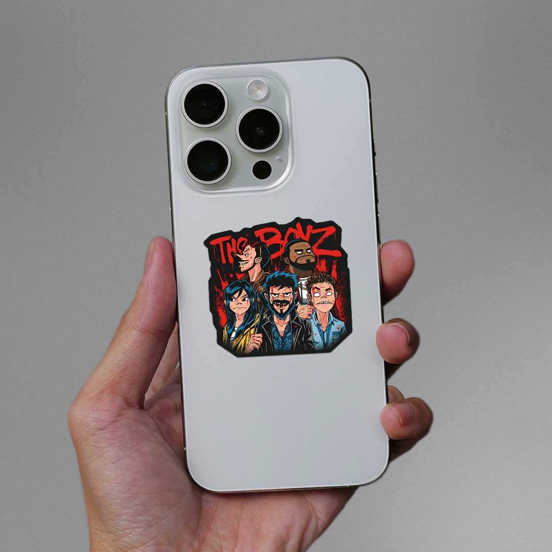 The Boyz Sticker waterproof vinyl decal for laptop, bike, car & bottle
